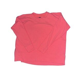 aerie Women’s Neon Pink Waffle Knit Crewneck Sweater